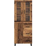  Highboard s ladicama 2 pcs Staro drvo Inženjerska drva i staklo | Eponuda.com