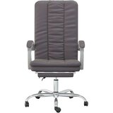  Uredski naslonjač od umjetne kože sivi | shoptok.hr