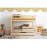 Adeko Pograd/z dodatnim ležiščem otroška postelja s prostorom za shranjevanje z letvenim dnom 80x200 cm v naravni barvi CLPB – | Shoptok.si