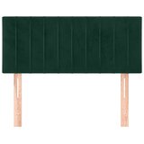  Uzglavlje tamnozeleni 90x5x78/88 cm baršunasti | shoptok.hr