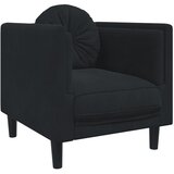  3-dijelni set sofa s jastucima crni baršunasti | Eponuda.ba