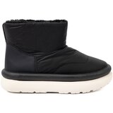 Shelvt Waterproof black snow boots with fur interior Cene