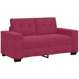  Dvosjed Vinska crvena 160 cm Baršun | shoptok.hr