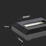  LED spoljašnje svetlo za stepenište LED/2W/230V IP65 3000K crno | Eponuda.com
