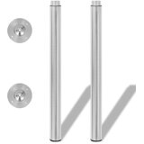  Teleskopske noge za stol 4 kom boja nehrđajući čelik 710-1100 mm | shoptok.hr