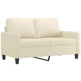  2-dijelni set sofa s jastucima krem od umjetne kože | shoptok.hr