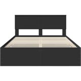  Krevetna konstrukcija Crna 150 x 200 cm Inženjersko Drvo | shoptok.hr