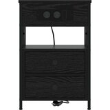  Noćni ormar Crni hrast 40 x 31 x 60 cm Konstruirano drvo | Eponuda.com