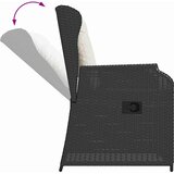  Vrtna klupa 2 pcs Crna poliratan | Eponuda.com