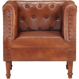 The Living Store Fotelj rjav iz pravega usnja - Fotelj, (21420430) | Shoptok.si