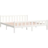  Posteljni okvir bel trden les 160x200 cm, (20606006) | Shoptok.si