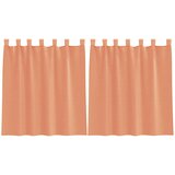 Voile zavjese s petljama 2 kom terakota 140x140 cm | shoptok.hr