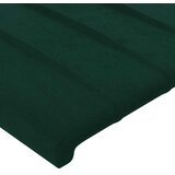  Uzglavlje s ušima tamnozeleno 163x23x118/128 cm baršunasto | shoptok.hr