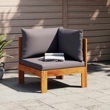  Kutna vrtna sofa s jastucima od masivnog drva bagrema | shoptok.hr