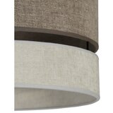  Duolla - Plafonski luster DOUBLE za površinsku montažu 1xE27/15W/230V pr. 40 cm braon/siva | Eponuda.com