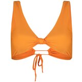 Trendyol Bikini Top - Orange - Plain Cene