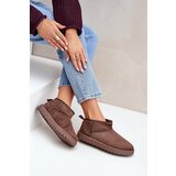 PG2 Low Snow Boots Made Of Eco Suede Brown Nelsanna Cijene