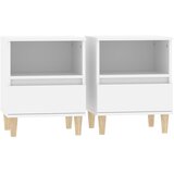  Noćni ormarići 2 kom Bijela 40x35x50 cm | Eponuda.com