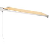  Tenda na uvlačenje žuto-bijela 3 x 2 5 m od tkanine i aluminija | shoptok.hr