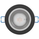 Eglo 902296 - LED prigušiva kupatilska ugradna stropna svetiljka YEBRA LED/4,8W/230V IP44 crna | Eponuda.com