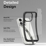Ringke Fusion Bold maska za iPhone 15 Pro Max - crna | shoptok.hr