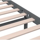  Posteljni okvir siv iz trdnega lesa 150x200 cm 5FT, (20643500) | Shoptok.si