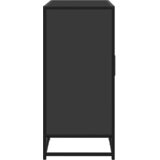  Komoda crna 92x35x76 cm od konstruiranog drva | shoptok.hr