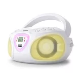 Auna Roadie CD Boombox UKW Radio Light Show CD player Bluetooth 5.0