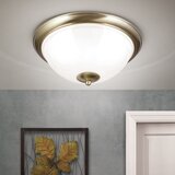 Orion dl 7-677/50 - stropna svetiljka austrian old lamp 3xE27/60W/230V bronza/bela | Eponuda.com