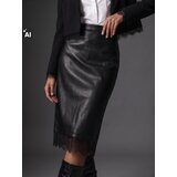 Sinsay Midi suknja od umjetne kože | shoptok.hr