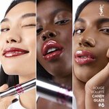 Yves Saint Laurent Rouge Volupté Candy Glaze balzam za ustnice 6 Burgundy Temptation | Shoptok.si