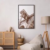 Slika - Temple of Hadrian (1 Part) Vertical 40x60 U crnom drvenom okviru | shoptok.hr