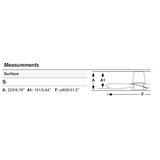 Faro 34315SWT - LED prigušiva ventilator KLOVER S LED/20W/230V pr. 80 cm bela WT + daljinski upravljač | Eponuda.com