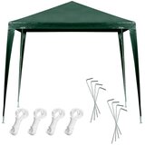 Šator za vrtne zabave, paviljon, komercijalni paviljon, zeleni, dimenzija 2,5 x 2,5 m | shoptok.hr