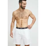 Hugo Pižama kratke hlače moški, bela barva