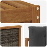  Set vanjskih sofa 7 kom. Prirodna i antracit | shoptok.hr