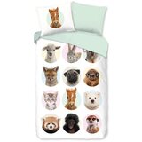 Good Morning Pamučna dječja posteljina za krevet za jednu osobu/za produženi krevet 140x220 cm Young Animals – | shoptok.hr