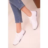Soho Women's White Sneakers 16278
