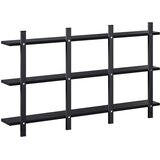  Zidna polica Crni hrast 102 x 13.5 x 58 cm Konstruirano drvo | shoptok.hr
