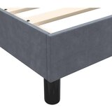  Krevet s oprugama i madracem tamnosivi 160x210 cm baršunasti | shoptok.hr