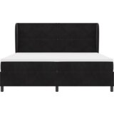 Box Spring Krevet s Madracem Crni 200x200 cm Baršun | shoptok.hr