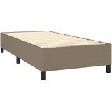  Okvir za krevet s oprugom smeđesivi 100 x 200 cm od tkanine | shoptok.hr