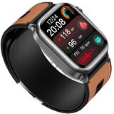 INF Napredna pametna ura za spremljanje zdravja z EKG, krvnim tlakom in NFC Brown, (5000071793) | Shoptok.si