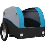  Teretna prikolica za bicikl crno-plava 45 kg željezna | shoptok.hr
