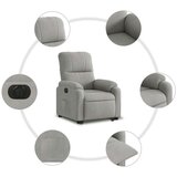  Električni naslonjač na podizanje svijetlosivi | shoptok.hr