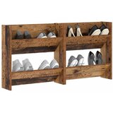  Ormar za cipele s policom 2 pcs Staro drvo 60 x 18 x 60 cm | Eponuda.com