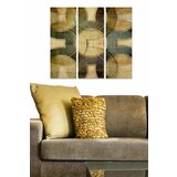 Wallity MDF1047582 multicolor decorative mdf painting (3 pieces) Cene