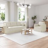  Set sofe 2 pcs Krema 198 x 78 x 80 cm Baršun | shoptok.hr