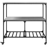  Kuhinjska kolica boja hrasta 100 x 50 x 95 cm konstruirano drvo | shoptok.hr