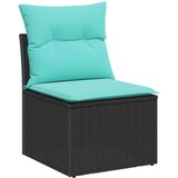  Sjedeća garnitura za vrt 7 kom. Crna poliratan | shoptok.hr